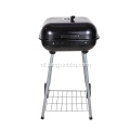 18 inch vierkante houtskoolgrill Hamburgergrill